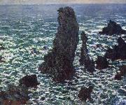 Claude Monet Rocks at Belle-lle Spain oil painting artist